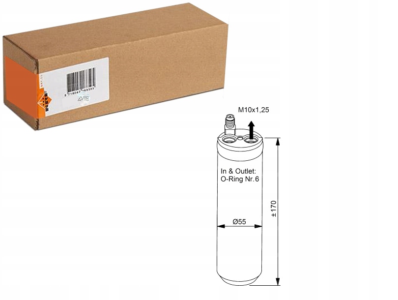 фото №1, Осушитель кондиционера opel combo tour combo minivan corsa c tigra