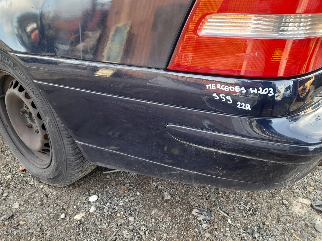 фото №9, Mercedes-benz c w203 kombi бампер задняя задний задний код лакокрасочного покрытия 359