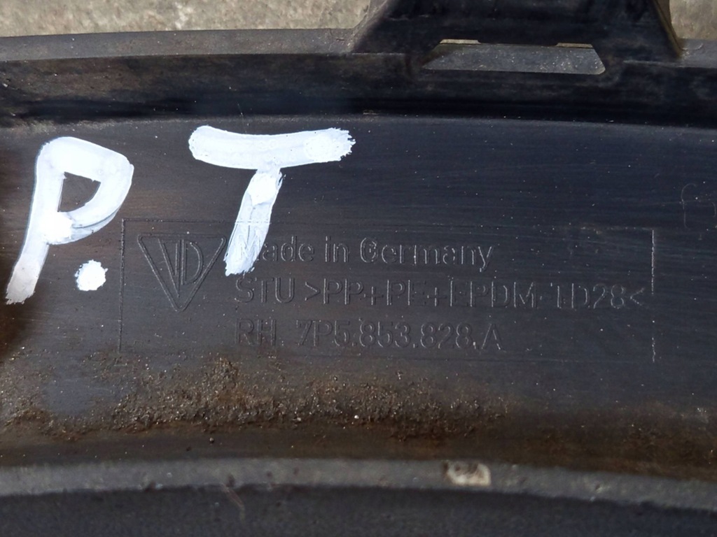 фото №6, Porsche cayrnne ii 7p правая правый задняя молдинг крыла задняя 7p5853828a