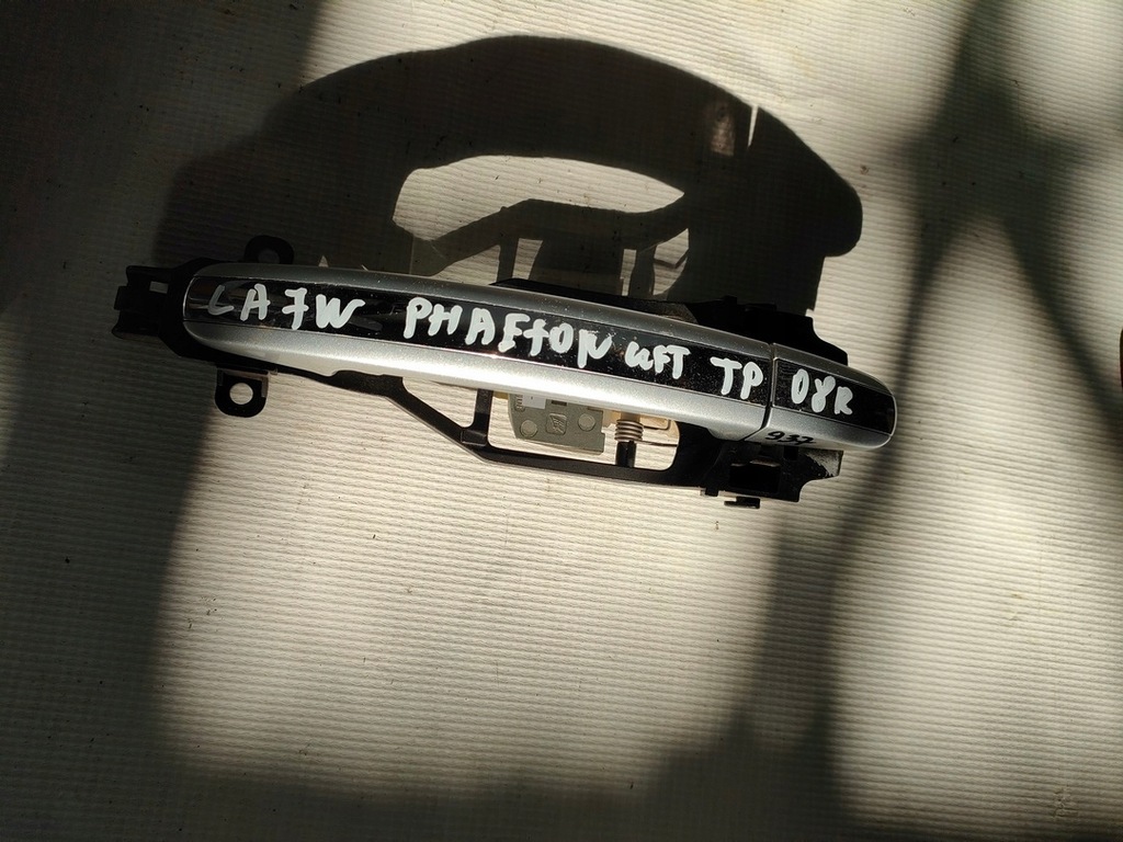 фото №1, Vw phaeton ручка дверь правый задняя la7w