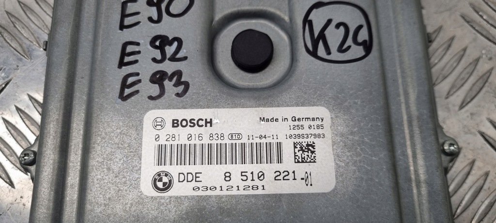 фото №12, Bmw e90 бортовой компьютер блок управления двигателя 8510221