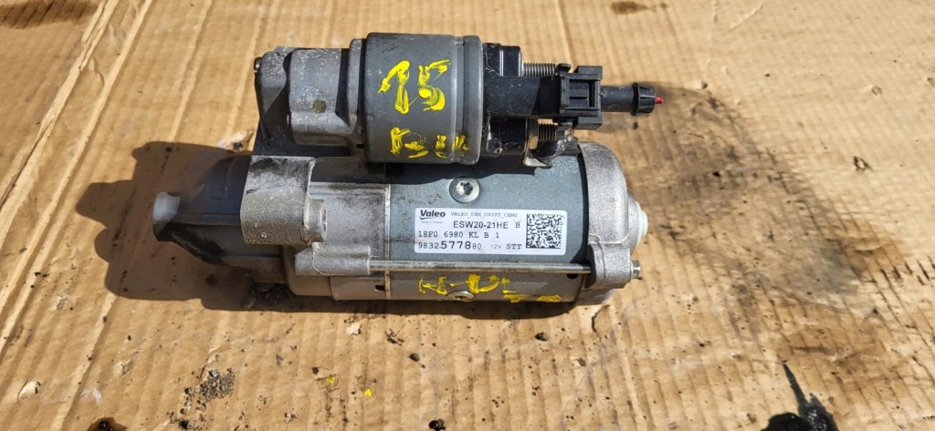 фото №1, Стартер 9832577880 citroen c4 cactus 1.5 blue hdi