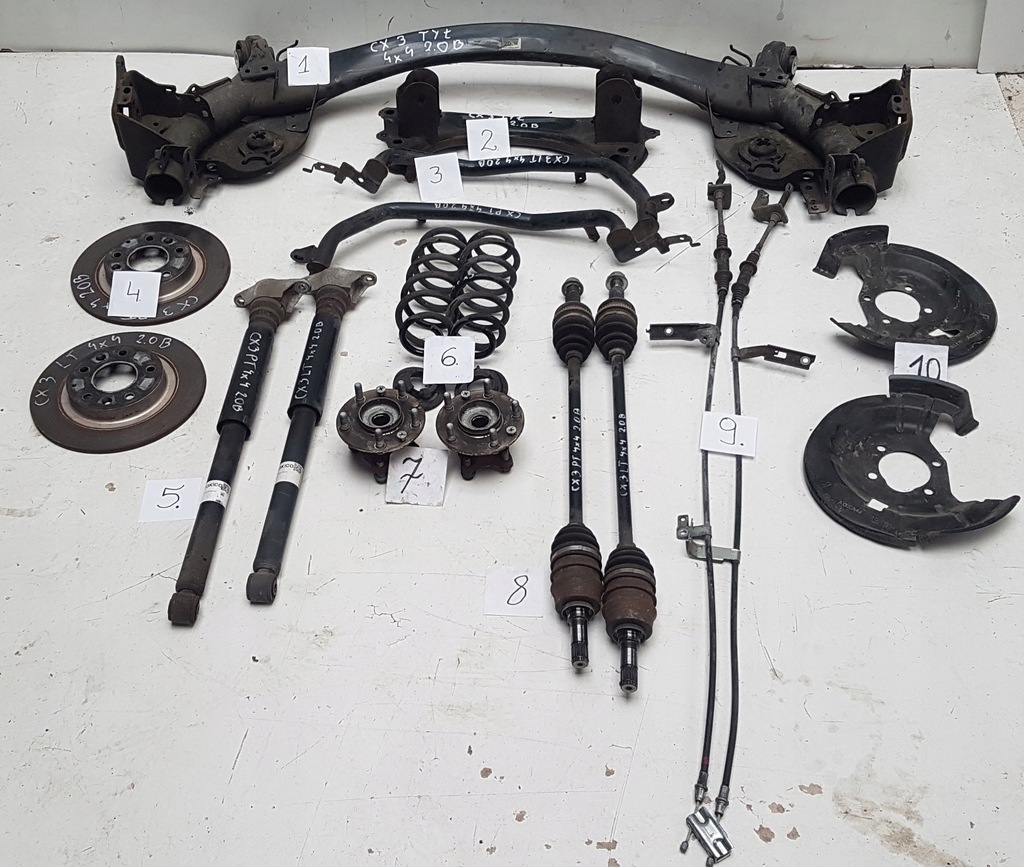 фото №1, Подрамник подрамник подрамник задняя mazda cx3 4x4 awd