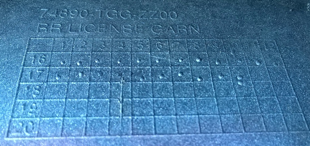 фото №12, Honda civic 10 x 2016- молдинг накладка крышки задняя с znaczkiem оригинальный номер