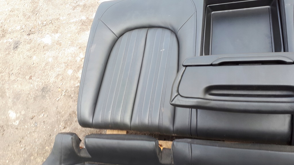 фото №14, A7 4g заднє сидіння спинка задня шкіра sline czarna