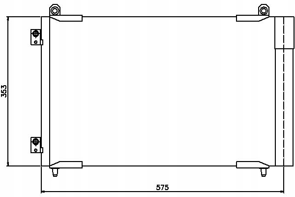 фото №1, Nissens радіатор кондиціонера з осушувач peug