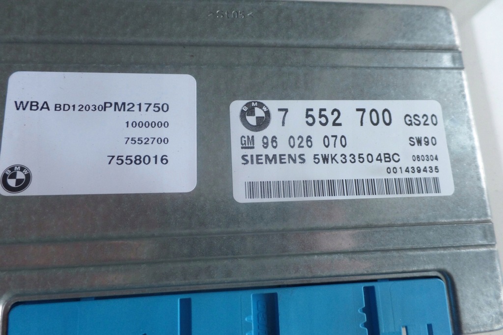 фото №9, Bmw e46 coupe блок керування бортовий комп'ютер коробки 7552700 g