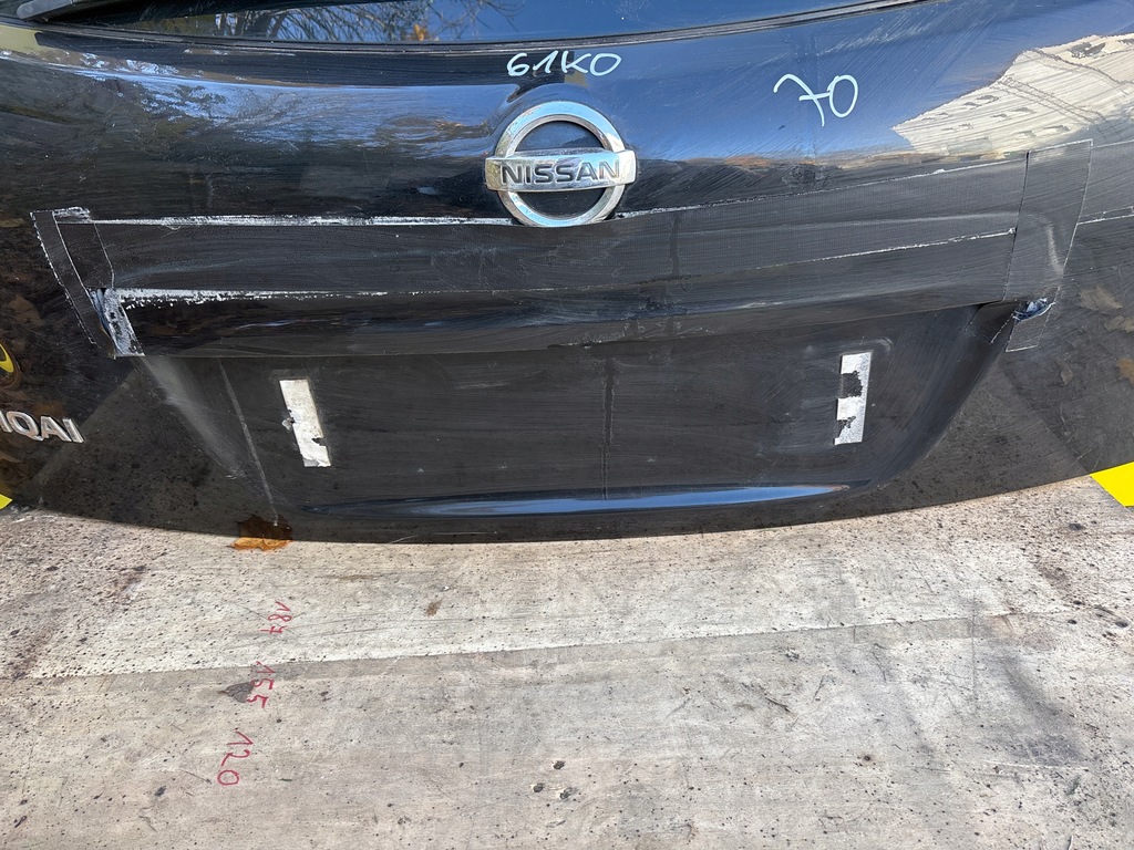 фото №5, Nissan qashqai i - крышка багажника багажника