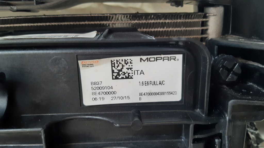 фото №11, Jeep renegade 1.6 mtj pas передний радиатор 51965900, 52009104