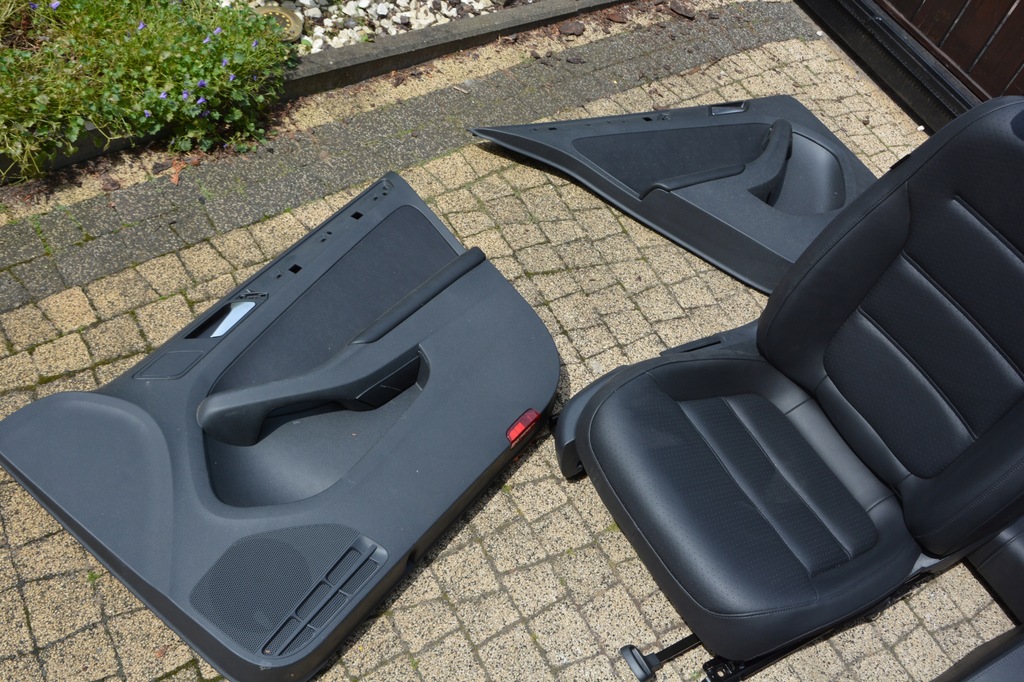 фото №11, Сидіння заднє сидіння обшивки тунель шкіра vw jetta 5c6