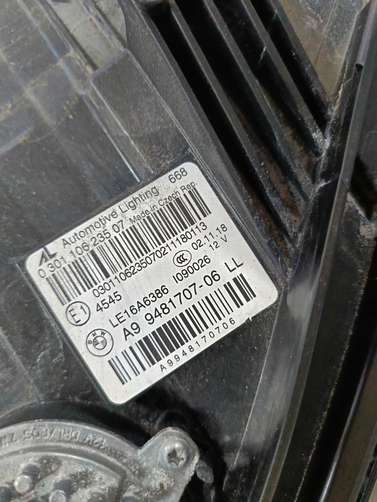 Лампа перед левая правая bmw 3 g20 g21 laser 9481707 9481708 комплект  с модулями с Разборки