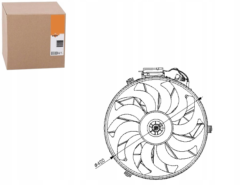 Купить Nrf вентилятор радиатора bmw 5 e34