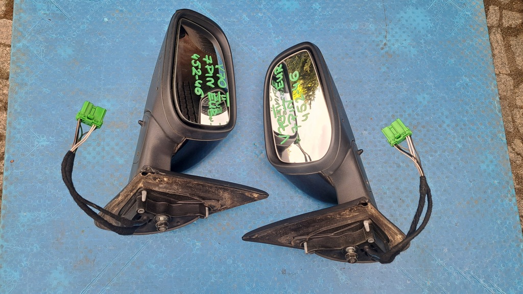 фото №8, Volvo s60 i v70 ii lift 04- дзеркало праве ліва 7 pin europa 452-46 чорні