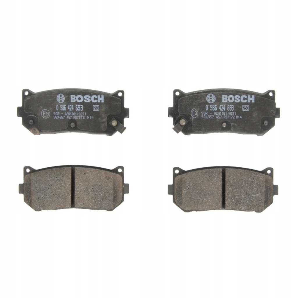 фото №16, Bosch гальмівні колодки гальмівний. kia carens ii 02-06 задня