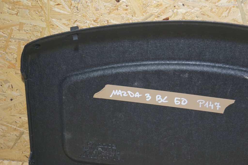 фото №8, Полиця багажника mazda 3 bl 5d