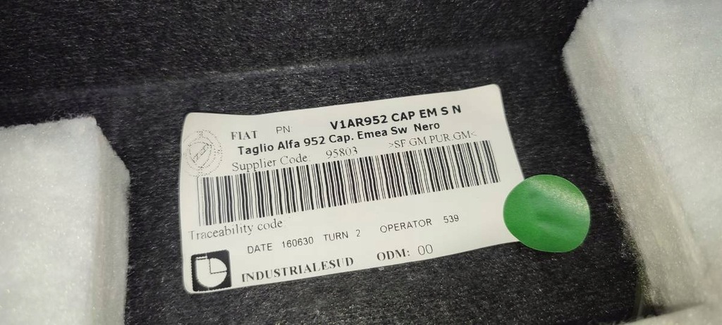 фото №8, Полиця задня задня багажника alfa romeo giulia