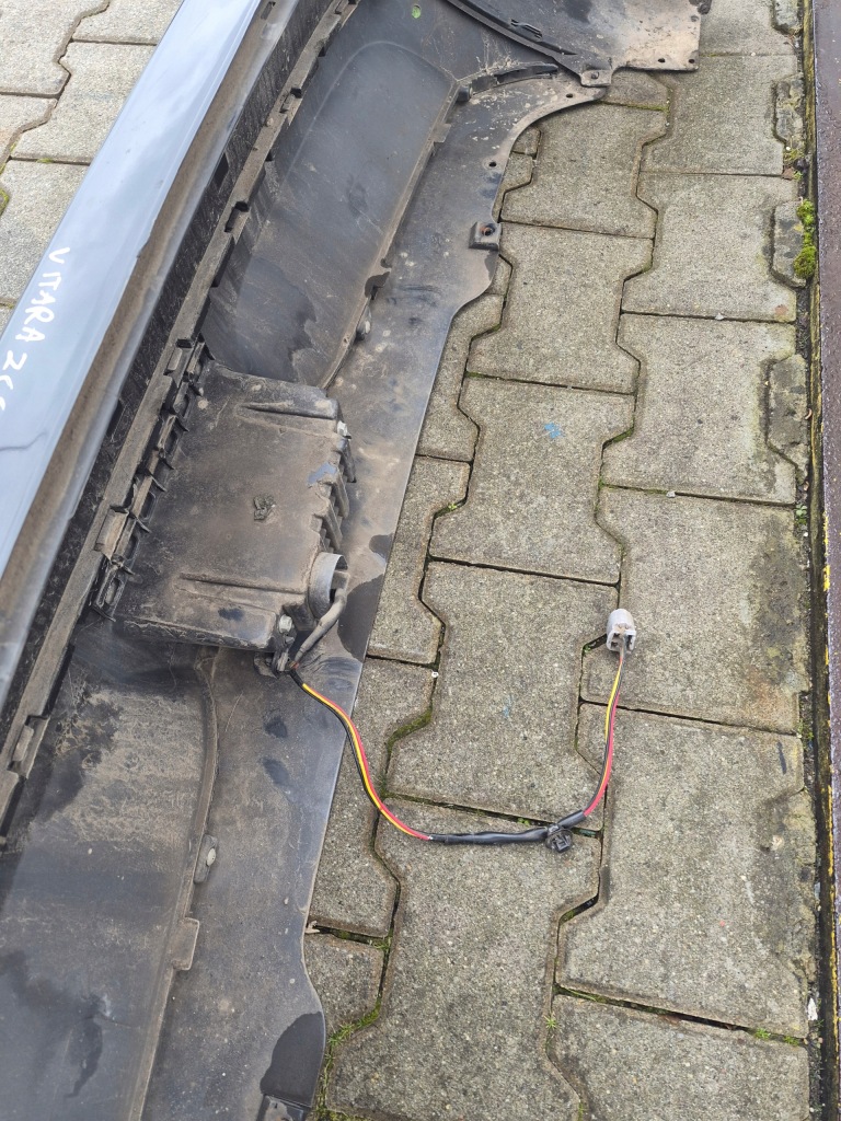 Бампер задняя задний kompletny suzuki vitara iii 18- lift лак zce чёрный Оригинал