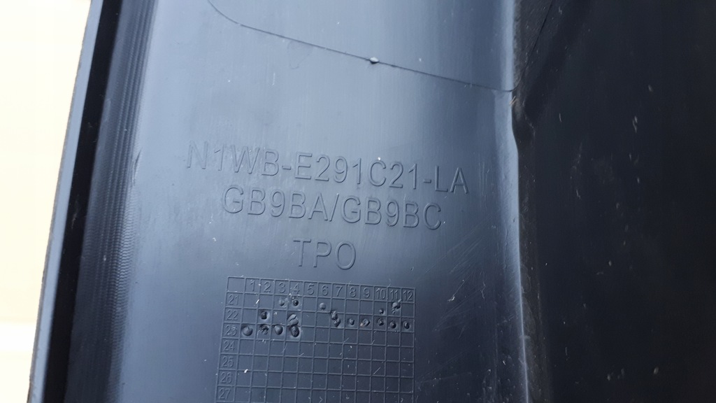 фото №10, Ford ranger iv ліва молдинг крила задня 2022r