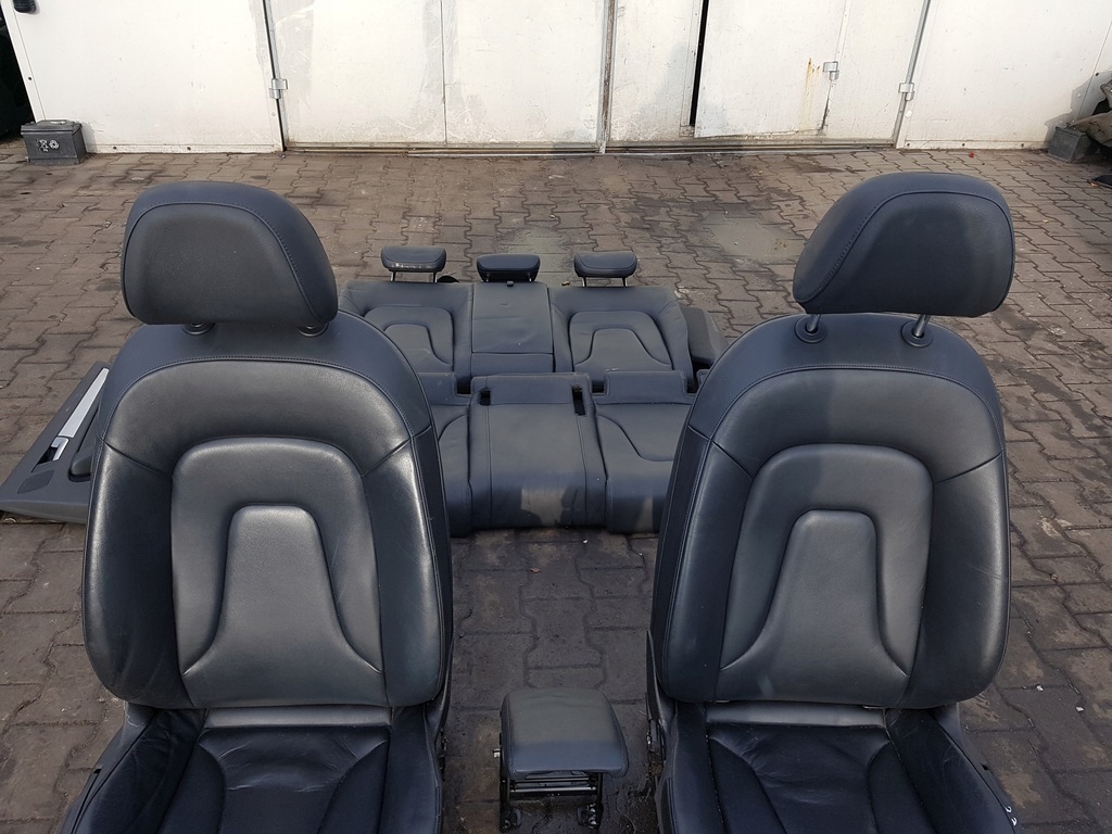 фото №5, Audi a4 b8 08-11r sedan сидіння шкіряний заднє сидіння