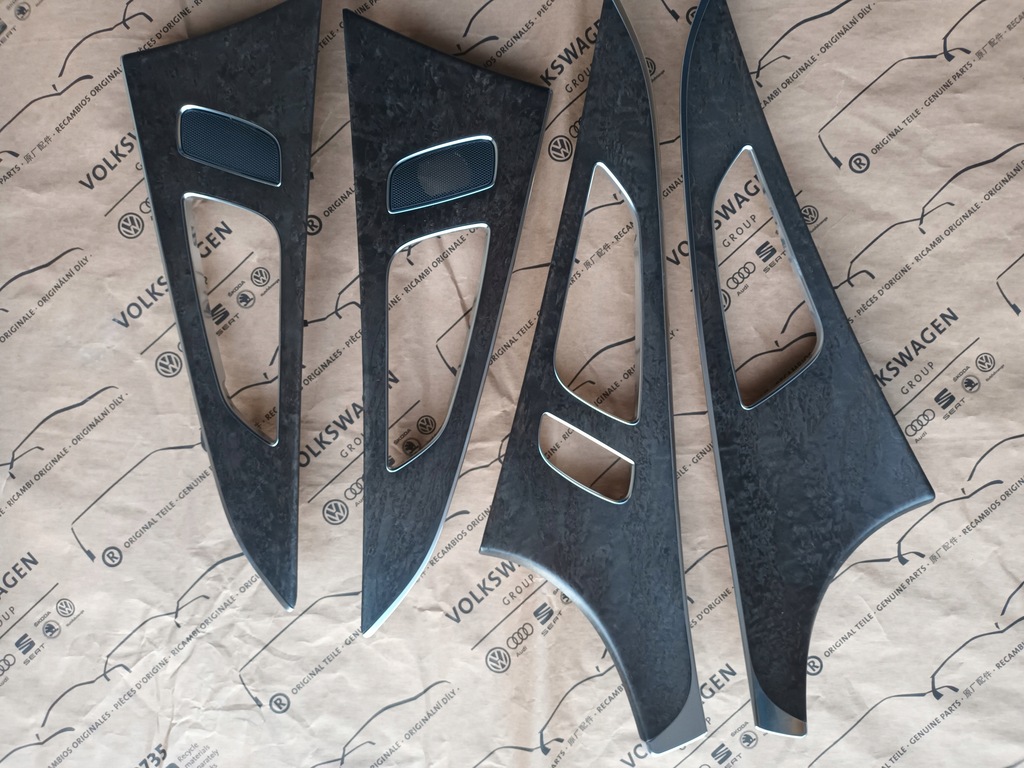 фото №15, Audi a6 c7 4g lift комплект декор drewno brzoza agat szary натуральный 28km