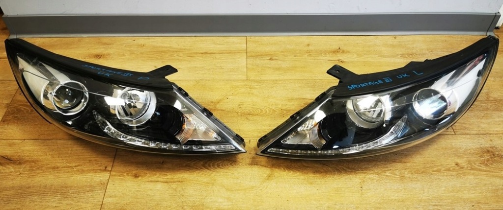 фото №1, Kia sportage iii lift 14-16 лампа левая перед led комплектная демонтаж anglik