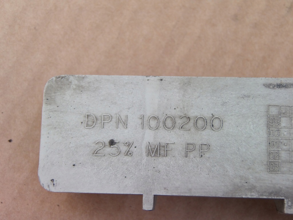 фото №5, Напрямна кронштейн бампера правий перед land rover freelander i 2.0 td 4d