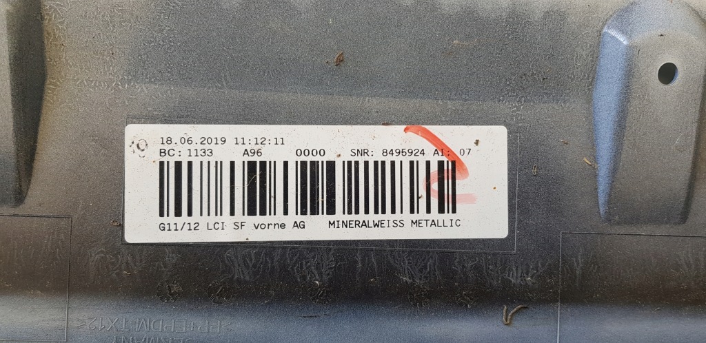 фото №12, Бампер передній перед bmw 7 g11 g12 lift lci a96 usa 3