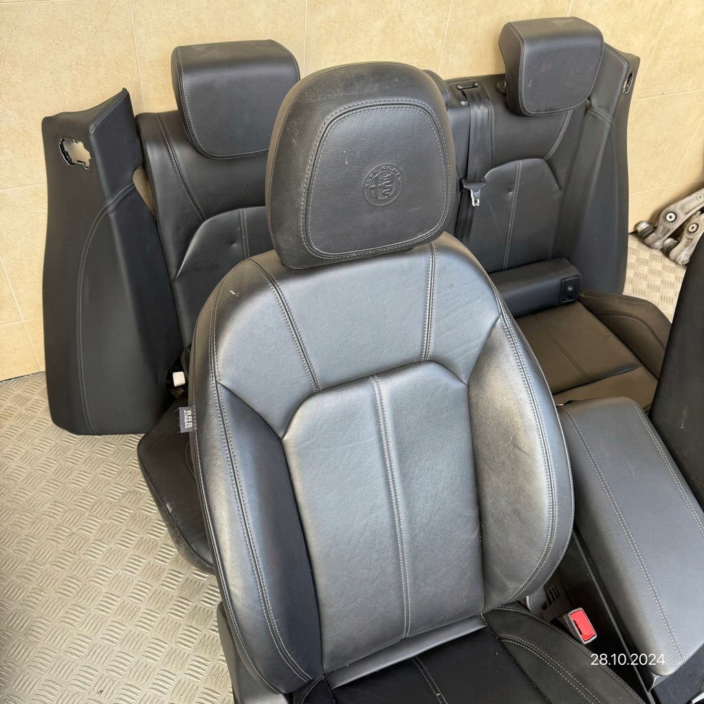 фото №3, Сидіння шкіряний тунель заднє сидіння alfa romeo stelvio