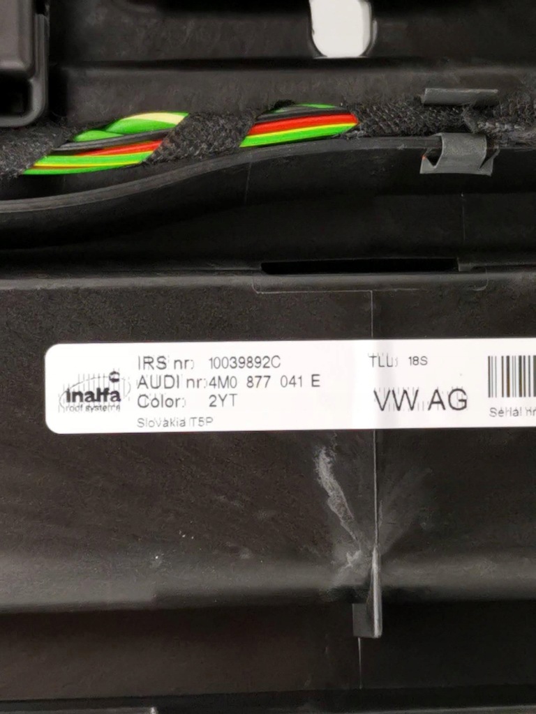 фото №7, Панель люк панорама панель люк volkswagen touareg cr7 4m0877041e