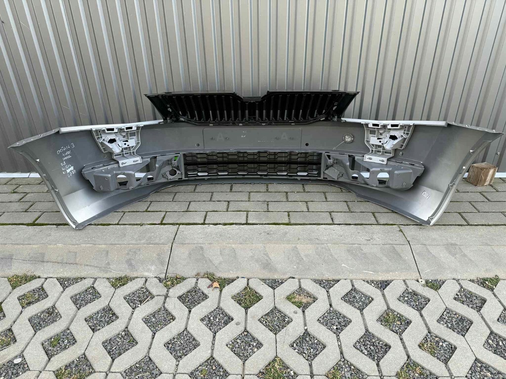 фото №6, Skoda octavia iii бампер перед передний kompletny 4xpdc sprysk. lf8h 13-17