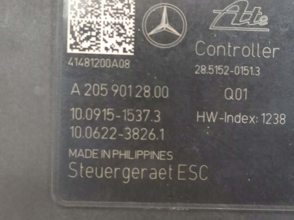 фото №6, Mercedes w205 насос abs a2059012800