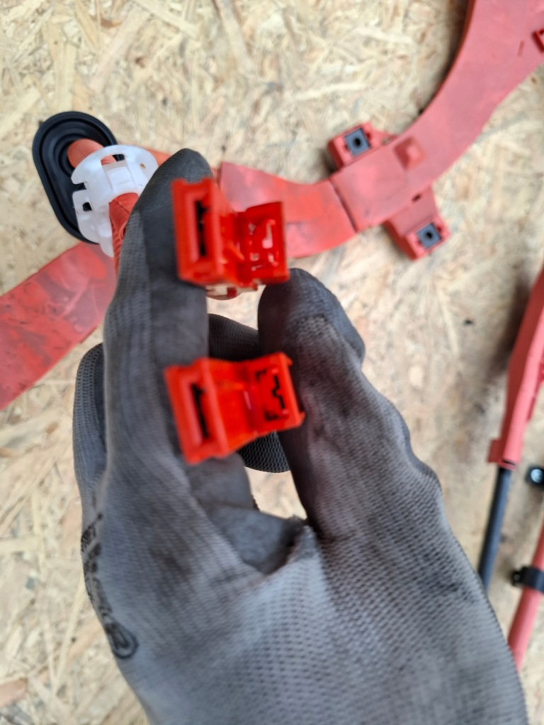 фото №6, Lexus lc500h lc 500h 3.5 hybrid электропроводка шланг питания жгут аккумулятора