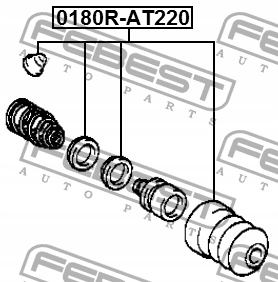 фото №3, Ремкомплект febest do toyota hiace v 2.7