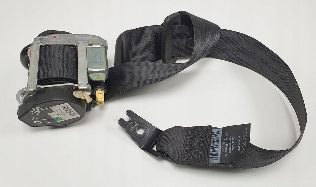 фото №1, Pas безопасности натяжитель правый задняя volvo v60 i