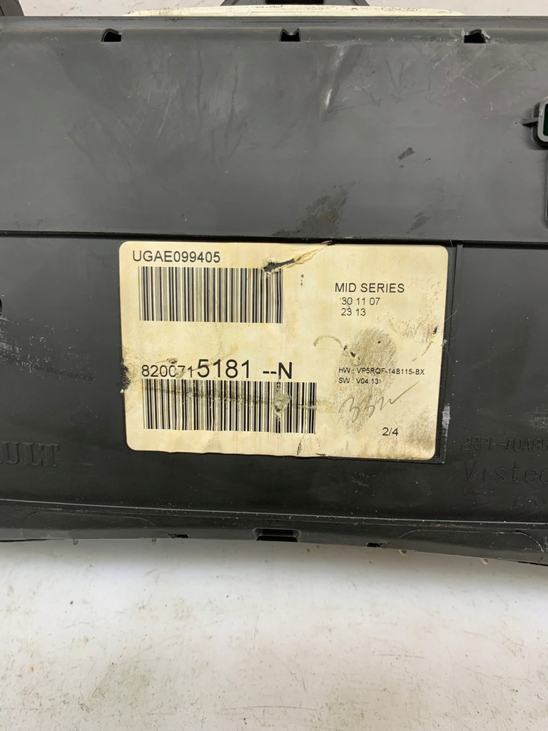 фото №5, Счетчик приборная панель 8200715181n renault