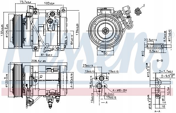 фото №10, Компрессор кондиционера toyota previa / estima r3#, r4# 00