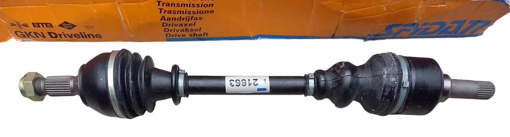фото №1, Wał приводной вал приводная левая spidan peugeot 306 93-2002
