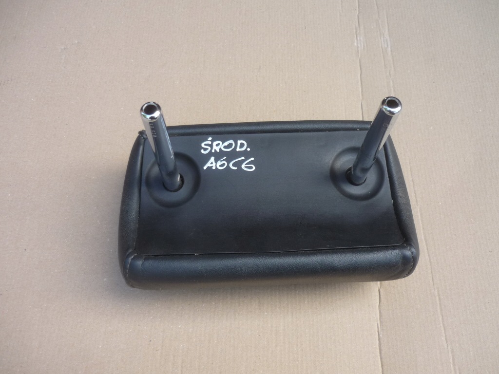 фото №7, Подголовник сиденье средний задняя audi a6 c6 кожаный чёрный