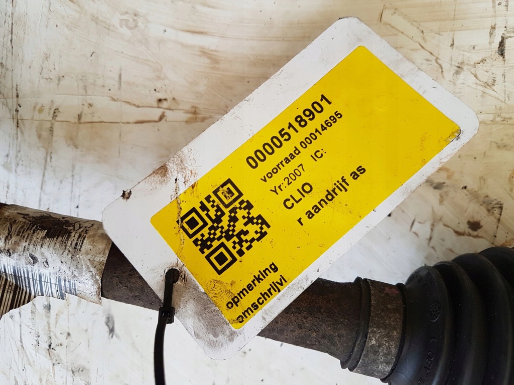 фото №3, Приводной вал правая renault clio 3 iii 1.5 dci 8200598563