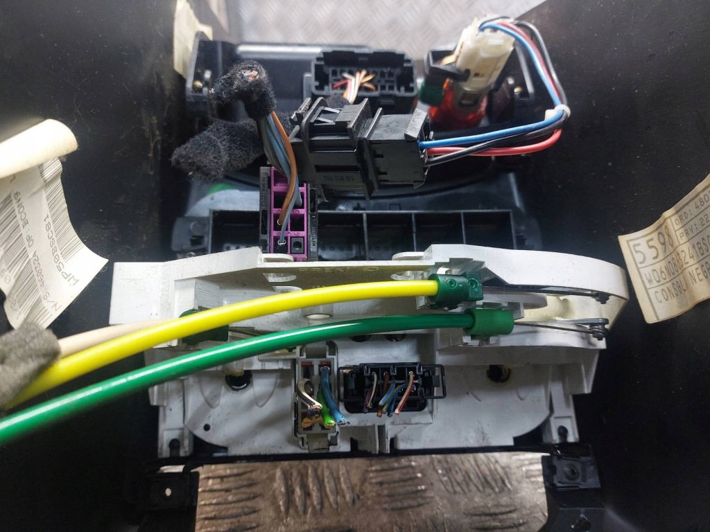 Туннель средний + панель обдув volkswagen polo iii 1j0820045f 6n0863243 с Разборки