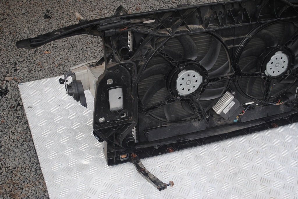 фото №5, Pas передний усилитель радиатор 2x вентилятор audi a4 b8 1.8 tfsi