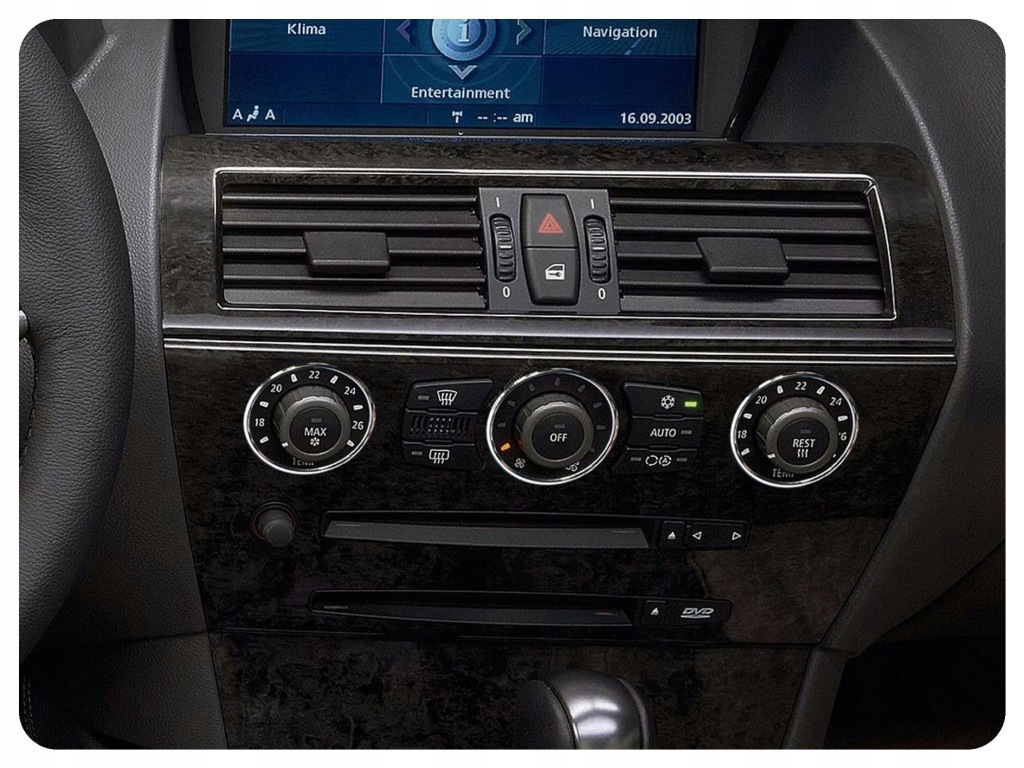 Bmw e60 e61 e63 polerowane aluminiowe кільця керування обігрів Київ