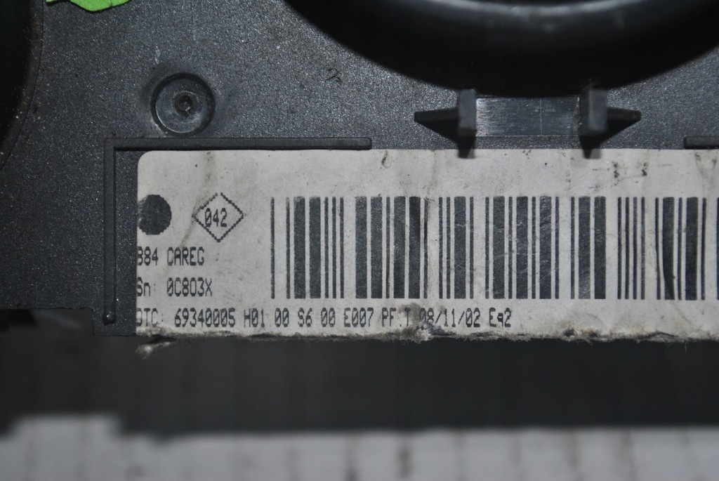 фото №7, Панель управление вентиляция megane ii 69340005