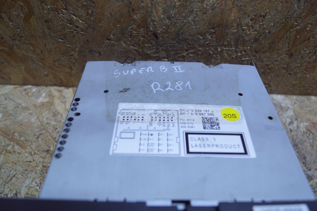 фото №9, Радіо cd skoda superb ii lift 3t0035161j