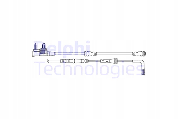фото №2, Delphi lz0315 контакт попереджувальний, знос накладок гальмівних