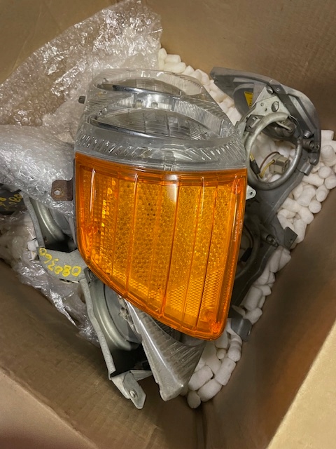 фото №7, Пара лампа перед mercedes 107 usa повний ładne