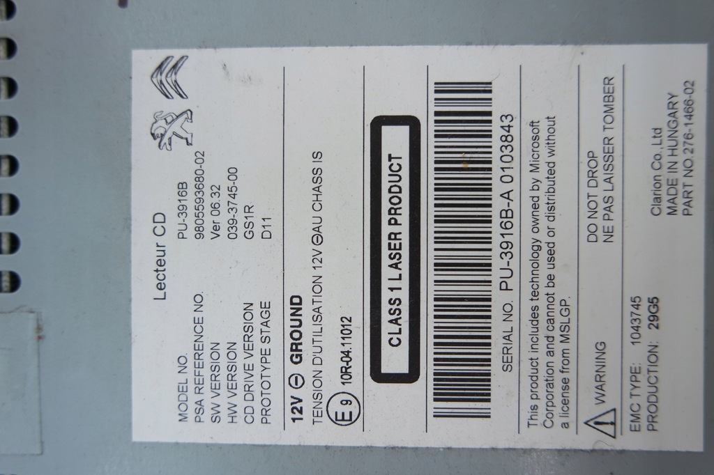 фото №6, Радио навигация дисплей навигации citroen c4 ii b7 ds4