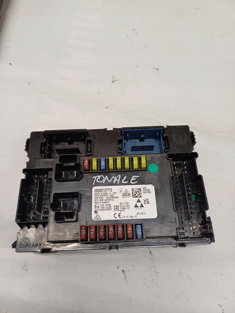 фото №1, Коробка bsi предохранителей alfa romeo tonale hornet 00505737770