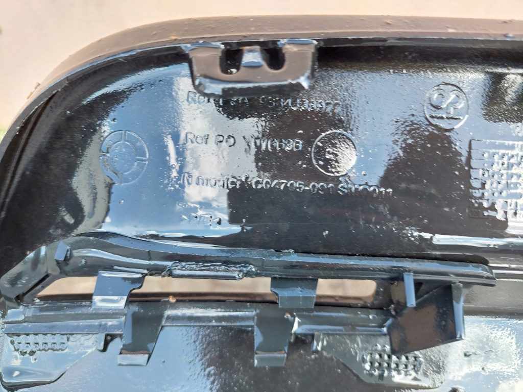 фото №8, Peugeot 407 lift 2007- накладка-спойлер спойлер накладка бампера задняя задний