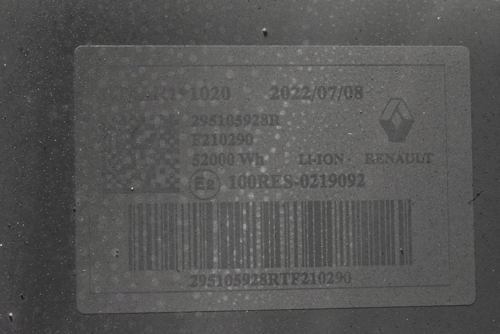 Акумулятор акумулятор 295105928r renault zoe 2 ii 52 kwh 135 km 19-24 Доставка